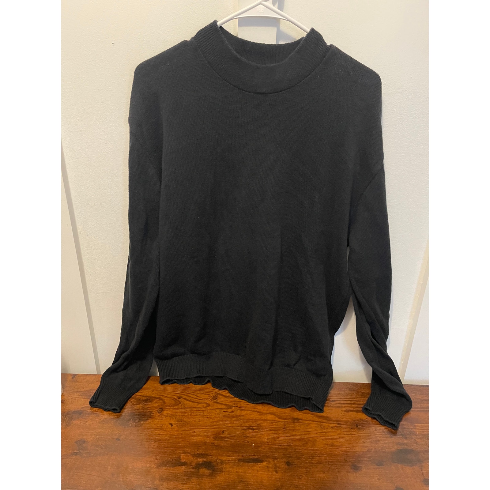 Comfort Knits Black Sweater Unisex Size Xl
